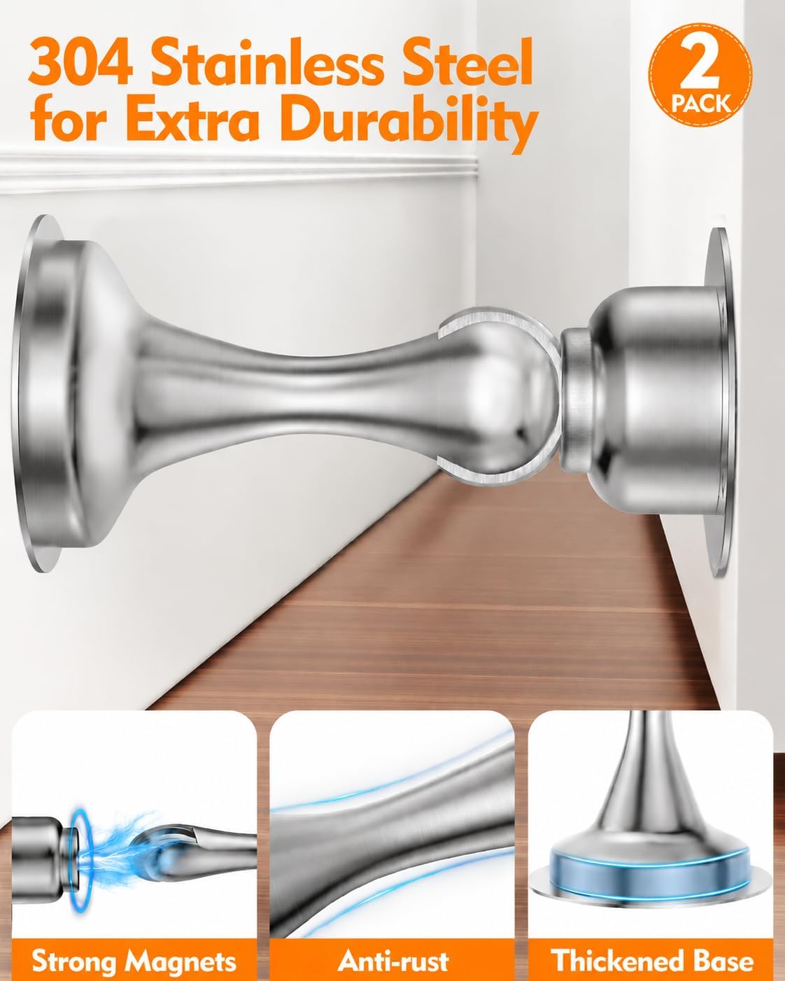 Door Stoppers Magnetic Door Catch Door Stop Holder Doorstop Keep Door Open