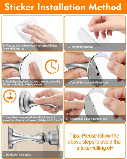 Door Stoppers Magnetic Door Catch Door Stop Holder Doorstop Keep Door Open