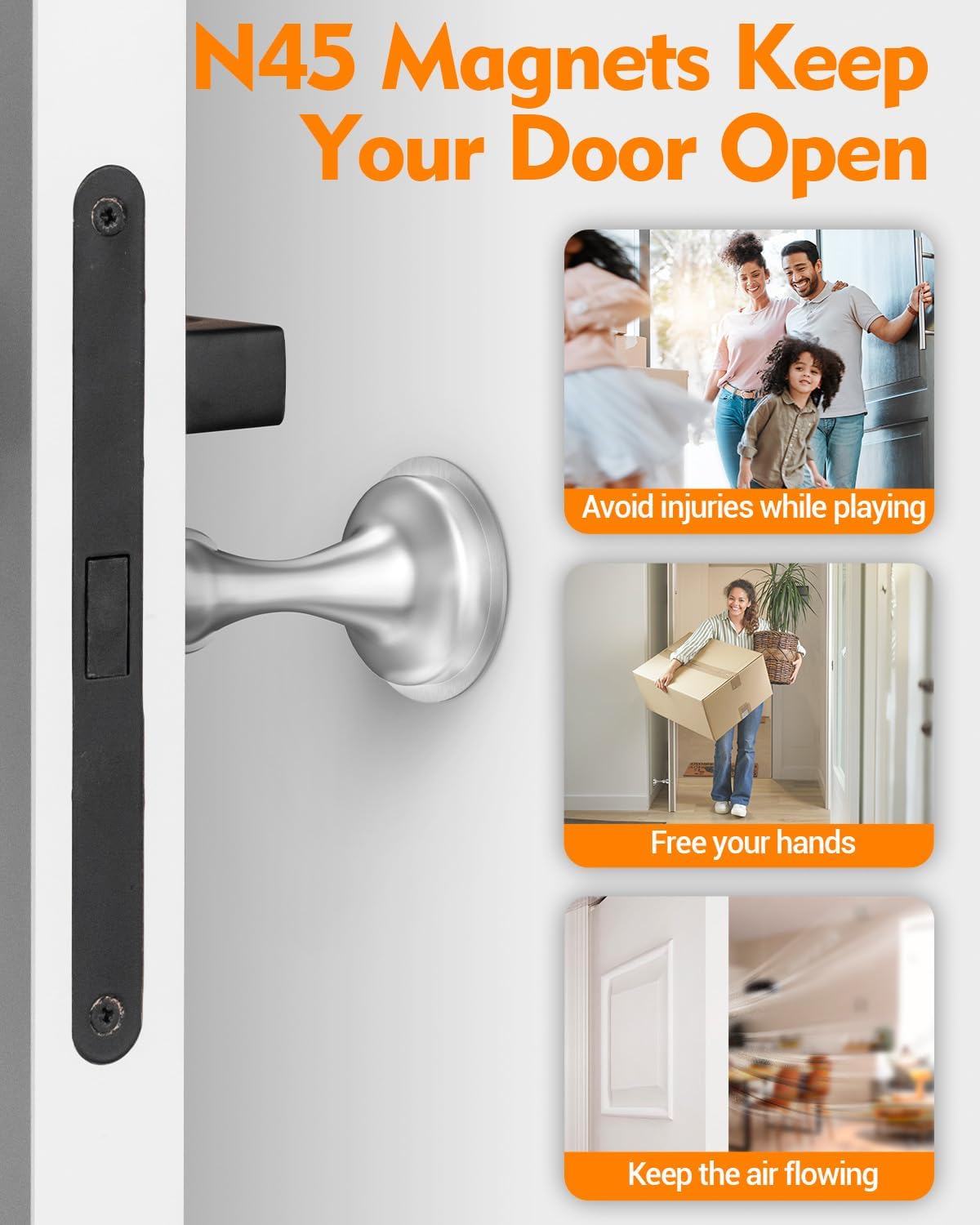 Door Stoppers Magnetic Door Catch Door Stop Holder Doorstop Keep Door Open