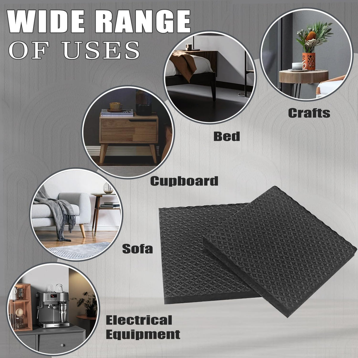 Non Slip Furniture Pads for Hardwood Floors - Furniture Grippers
