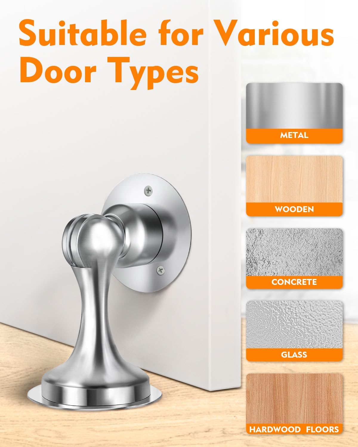 Door Stoppers Magnetic Door Catch Door Stop Holder Doorstop Keep Door Open