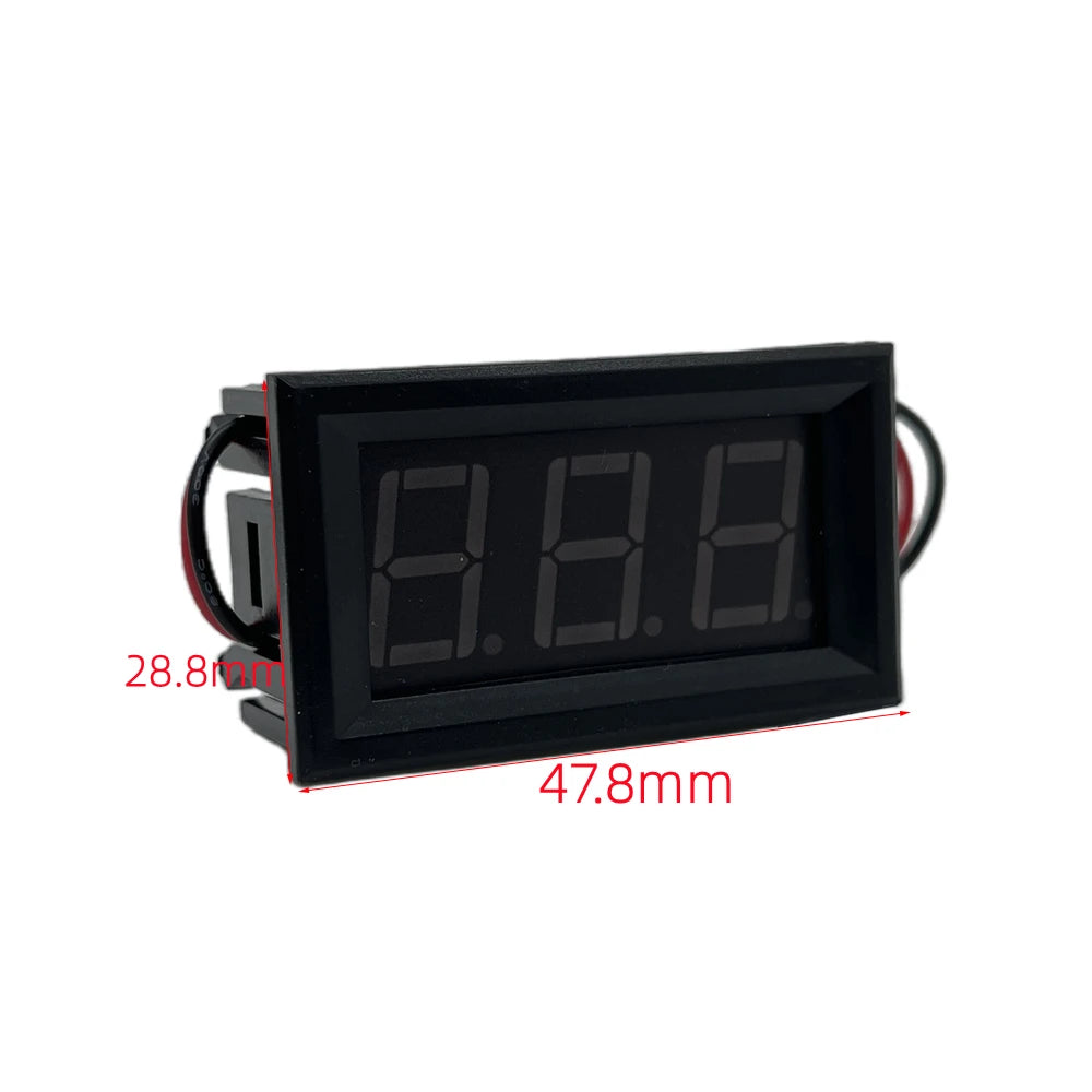 AC 70-500V 0.56" LED Digital Voltmeter Voltage Meter Volt Instrument Tool 2 Wires Red Green Blue Display 110V 220V DIY 0.56 Inch