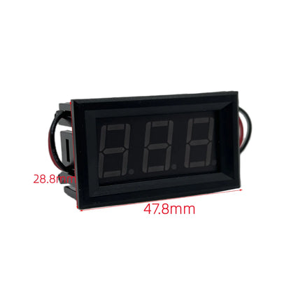AC 70-500V 0.56" LED Digital Voltmeter Voltage Meter Volt Instrument Tool 2 Wires Red Green Blue Display 110V 220V DIY 0.56 Inch