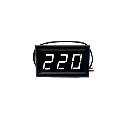 AC 70-500V 0.56" LED Digital Voltmeter Voltage Meter Volt Instrument Tool 2 Wires Red Green Blue Display 110V 220V DIY 0.56 Inch